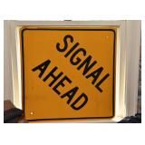 "Signal Ahead" Street Sign