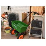 Grass Seeder, Utility Stool, Garden Accessories
