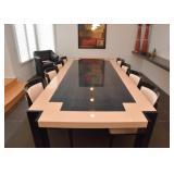 BUY IT NOW! $3,500 - Custom Inlaid Dining Table (9