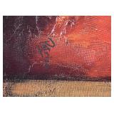 Framed Abstract Artwork, signed Patrizio