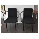 Two more of the Knoll chairs (1 red, 1 orange, 1 yellow, 1 green, 1 blue, 1 purple & 2 black)