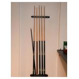 BUY IT NOW! $400 - Pool Table with Balls & Cues (INCLUDES FREE DELIVERY IN CHICAGOLAND AREA!)