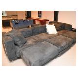 Ikea Sectional Sofa with 3 Ottomans