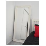 Large Ikea Mirror, White Frame