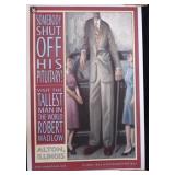 Tallest Man in the World Poster, Robert Wadlow (Alton, Illinois)