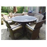 Patio / Outdoor Furniture (Dining Table & 6 Chairs)