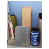 Ikea Wall Shelves, Magnetic Boards, Duke Waste Can, Posters