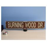Burning Wood Dr Street Sign