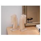 Onyx Horse Head Bookends