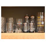 Glassware, Salt & Pepper Mills