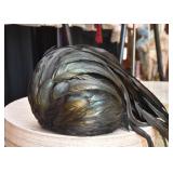Incredible Vintage Women's Iridescent Feathers Hat (Jack McConnell)