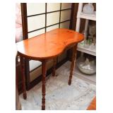 Vintage Console Table with Spindle Legs
