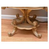 French Provincial Side Table with Marble Top