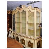 French Provincial China Cabinet 