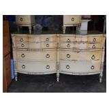 French Provincial Lowboy Chest of Drawers / Dresser