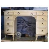 French Provincial Keyhole Desk