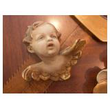 Antique Plaster Cherub Wall Hangings (Germany)