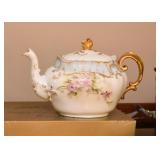 Vintage Teapot with Gold Detail