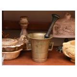 Brass Mortar & Pestle
