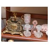 Brass Napkin Holder, Perfume Bottles