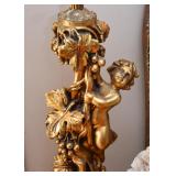 Ornate Gilt Coat / Hat Rack 