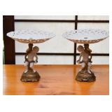 Cherub Pedestal Dishes