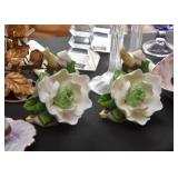 Porcelain Flower Figurines