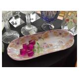 Vintage China Serving Dish, Drink Stirrers