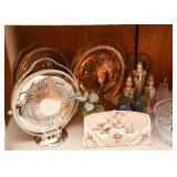 Silverplate Serving Pieces, Porcelain, Salt & Pepper Shakers