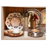 Silverplate Platters, Wine Server, Serving Pieces