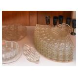 Vintage Glass Luncheon / Appetizer Plates