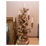 Italian Candelabra Lamp (needs rewiring)