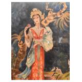 Framed Artwork - Flower of China, Signed by Artist (Pratt)