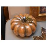 Ceramic Pumpkin Figure
