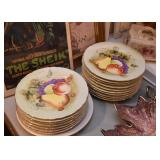 Vintage Hand Painted Dinner Plates