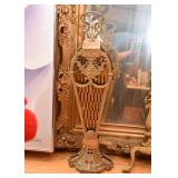 Brass Peacock Fireplace Screen