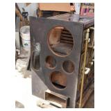 Antique Hand Painted Stove (Seen here on it