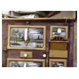 Antique Hand Painted Stove (Seen here on it