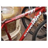 Pair of Red Schwinn Sidewinder Bikes / Bicycles