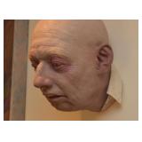 SOLD- "Head" Wall Sculpture by Joseph Seigenthaler (approx. 8" W x 13" H x 10.5" Deep)