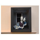 $2,900 - "Mother & Son" - 3D Art Sculpture /Shadow Box by Kevin Hanna (11.5" L x 14" H x 7.7 D)