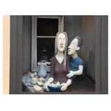 $2,900 - "Mother & Son" - 3D Art Sculpture /Shadow Box by Kevin Hanna (11.5" L x 14" H x 7.7 D)