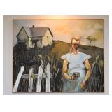 $2,200 - "Facing West Always" - Original Artwork / Painting by Brian Bundren (60.5" L x 48.75" H)