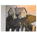 $2,200 - "Facing West Always" - Original Artwork / Painting by Brian Bundren (60.5" L x 48.75" H)