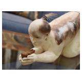 $900 - "Woman & Child" - Ceramic Art Sculpture by Liz Wolfe (Approx. 16" L x 6.5" H)