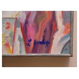 $900 -"Looking to the Future" - Original Artwork / Painting by Linda Kardoff (Approx. 48" L x 40" H)