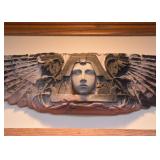 $350 - "Egyptian" Wall Sculpture by David Ellison (Approx. 25" L x 6" H)
