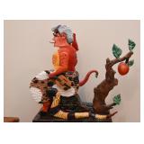 $600 - "Nero" Art Sculpture by Joann Meshen (Approx. 16" L x 9" W x 21" H not including base)