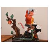 $600 - "Nero" Art Sculpture by Joann Meshen (Approx. 16" L x 9" W x 21" H not including base)