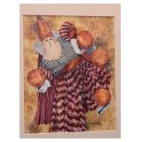 $300 - "Juggler" - Original Artwork by Aletha Jones (Approx. 18.5" L x 21" H including frame)